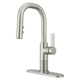 Pfister Stainless Steel 1-handle Pull-down Bar/prep Kitchen Faucet