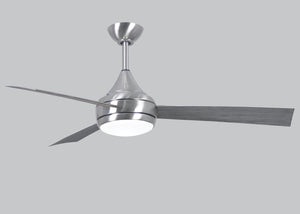 Matthews Fan DA-BS-BW Donaire wet location 3-Blade paddle fan constructed of 316 Marine Grade Stainless Steel