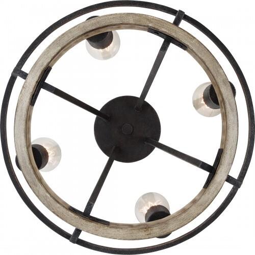 Quoizel BRT2817GK Brockton Pendant 4 light grey ash Pendant