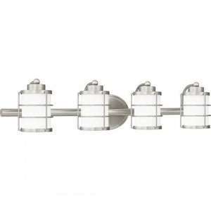 Quoizel HZT8631BN Hazlett Bath 4 lights brushed nickel Bath Light