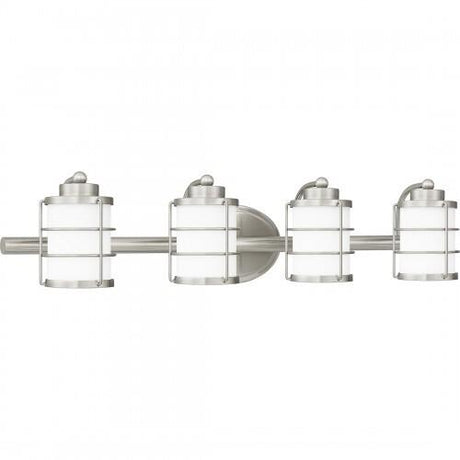 Quoizel HZT8631BN Hazlett Bath 4 lights brushed nickel Bath Light