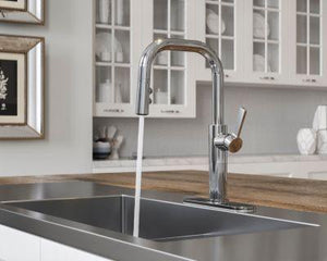 Pfister Polished Chrome 1-handle Pull-down Kitchen Faucet GT-529-MTC