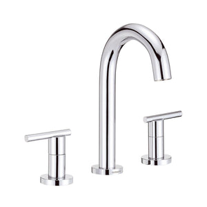 Gerber D303658BB Brushed Bronze Parma Two Handle Widespread Lavatory Faucet