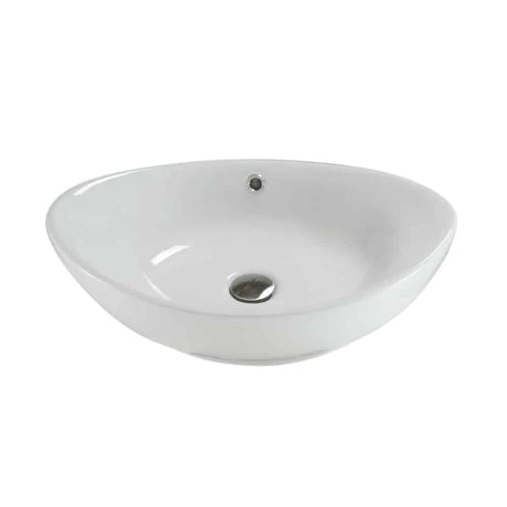Lenova PAC-20 Above Counter Single Bowl 16-3/8 x 16-1/2 x 4-3/8 - White and Smooth