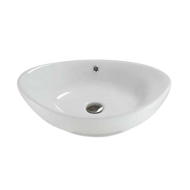 Lenova PAC-20 Above Counter Single Bowl 16-3/8 x 16-1/2 x 4-3/8 - White and Smooth