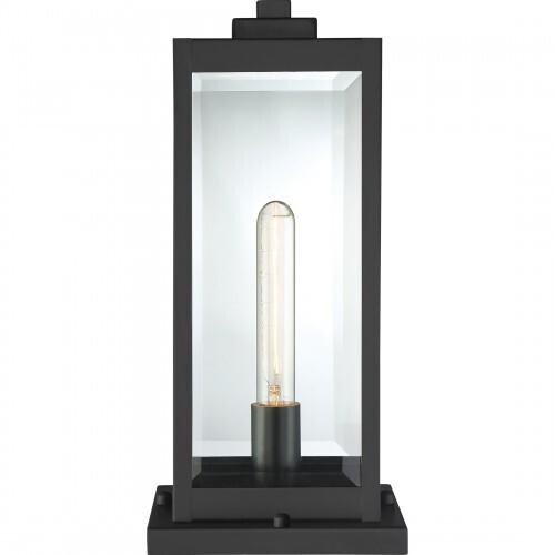 Quoizel WVR9106EK Westover Outdoor pier base 1light earth black Outdoor Lantern