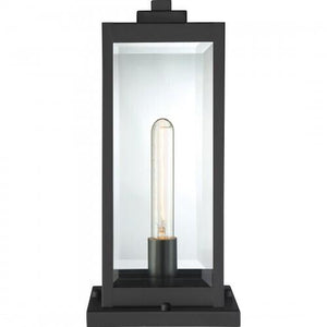 Quoizel WVR9106EK Westover Outdoor pier base 1light earth black Outdoor Lantern