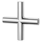 Tenet Single Cross Handle for Slide Bar Kit in Polished Chrome