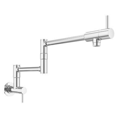 Pfister Polished Chrome Lita Wall Mount Pot Filler GT533-PFC