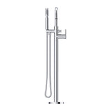Gerber D300558BNT Brushed Nickel Contemporary Floor Mount Tub Filler Trim Kit With HA...