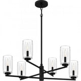 Quoizel CUN5026MBK Cunningham Chandelier 6 lights matte black Chandelier