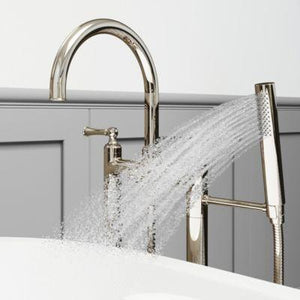 Pfister Polished Nickel Tisbury Free Standing Tub Filler LG6-1TBD