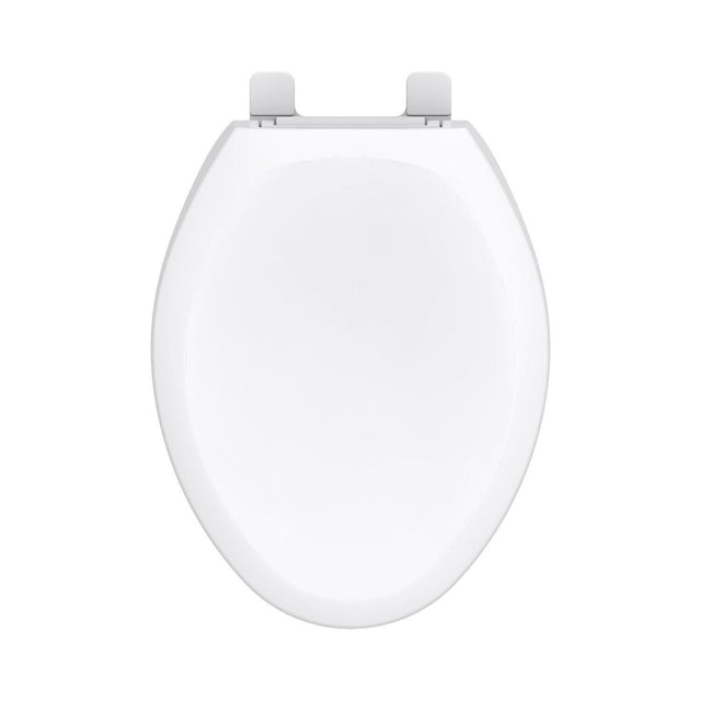 Gerber G009921309 Biscuit Adjustable Slow Close Elongated Toilet Seat With Cover