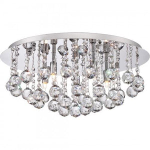 Quoizel BRX1619C Bordeaux F lush mount plsh chrm 19.5"d Flush Mount