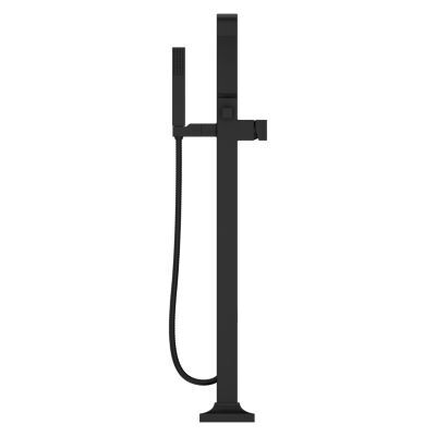 Pfister Matte Black Free-standing Tub Filler Without Handles LG61-VRVB