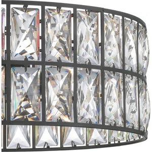 Quoizel QF4046WT Coffman Semi-flush mount 3 light western bronze Semi-Flush Mount
