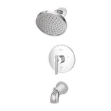 Contempra 1-Handle Tub & Shower Trim Kit in Polished Chrome