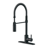 Gerber D451288BS The Foodie Pre-rinse Single Handle Spring-spout Kitchen Faucet -...