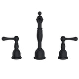 Gerber D306957BST Satin Black Opulence Three Piece Roman Tub Trim Kit