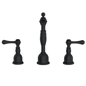 Gerber D306957BST Satin Black Opulence Three Piece Roman Tub Trim Kit