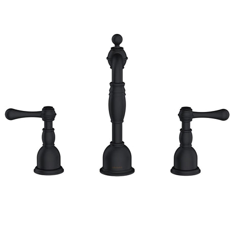 Gerber D306957BST Satin Black Opulence Three Piece Roman Tub Trim Kit