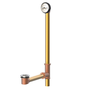 Gerber G00N1813 Chrome Classics Trip Lever Drain for Roman Tub