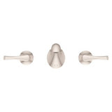 Rhen Wallmount Widespread Lavatory Faucet in Brushed Nickel