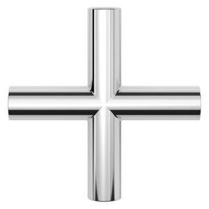 Pfister Polished Chrome Single Cross Handle for Slide Bar Kit HHL-G16TNTC