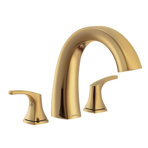 Gerber D300918BNT Brushed Nickel Vaughn Three Piece Roman Tub Trim Kit