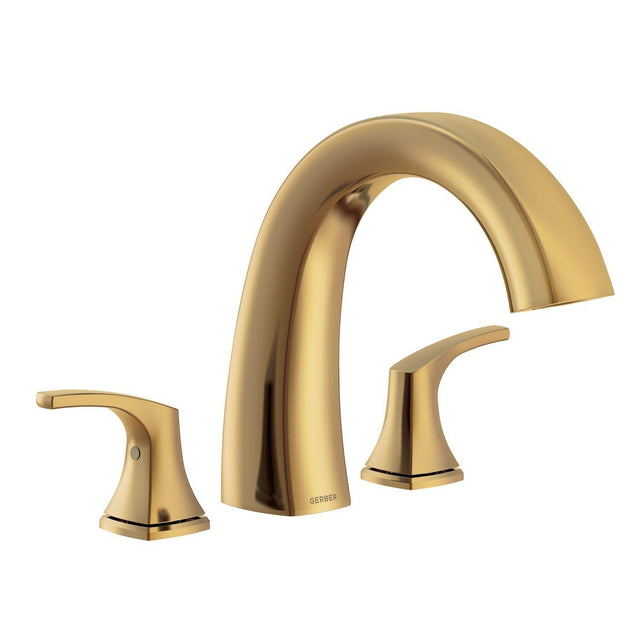 Gerber D300918BNT Brushed Nickel Vaughn Three Piece Roman Tub Trim Kit