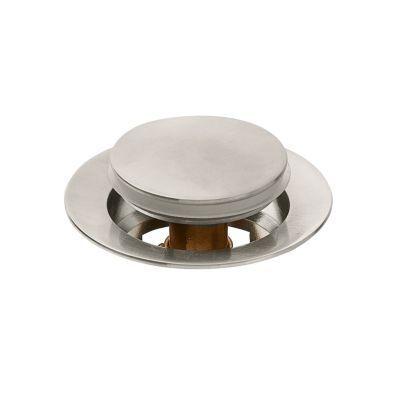 Pfister Brushed Nickel Push and Seal All Metal Drain 972-101J