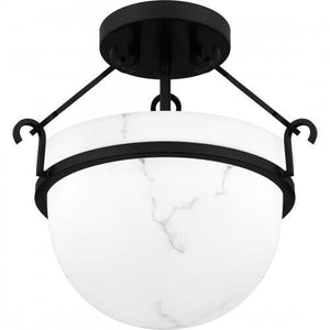 Quoizel QSF6185MBK Quoizel Semi-Flush Mount Semi flush 3 lights matte black Semi-Flush Mount