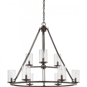Quoizel BCN5009WT Buchanan Chandelier 9 light western bronze Chandelier