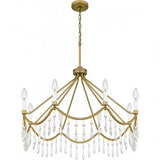 Quoizel AID5030AB Airedale Chandelier 8 lights aged brass Chandelier