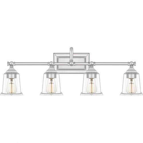 Quoizel NLC8604C Nicholas Bath 4 light polished chrome Bath Light