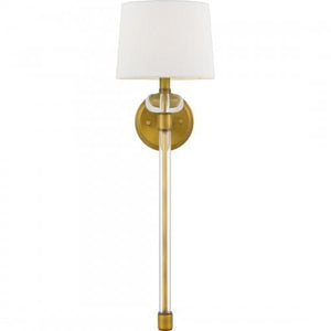 Quoizel QW4071WS Barbour Wall 1 light weathered brass Wall Sconce