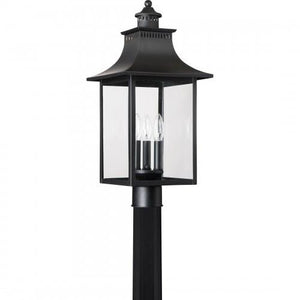 Quoizel CCR9010K Chancellor Outdoor post mystic black Outdoor Lantern