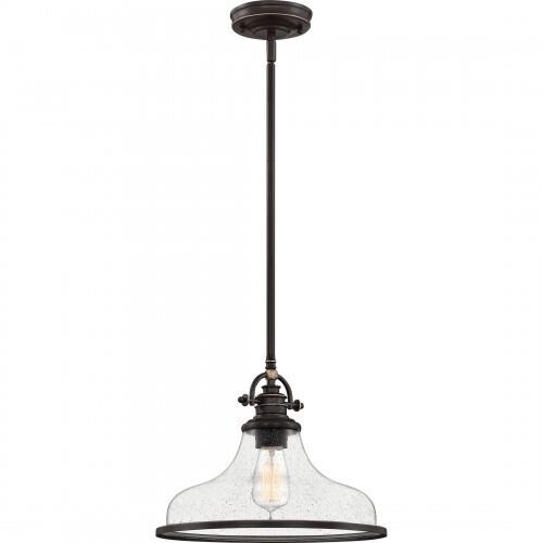 Quoizel GRTS2814PN Grant Pendant 1 light palladian bronze Pendant