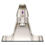 Pfirst Series Single Control 4" Centerset Bathroom Faucet in Brushed Nickel