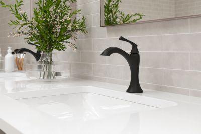 Pfister Matte Black Single Control Bathroom Faucet LG42-RH2B