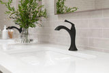 Rhen Single Control 4" Centerset Lavatory Faucet in Matte Black