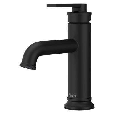 Pfister Matte Black Single Control Bathroom Faucet LG42-COL0B