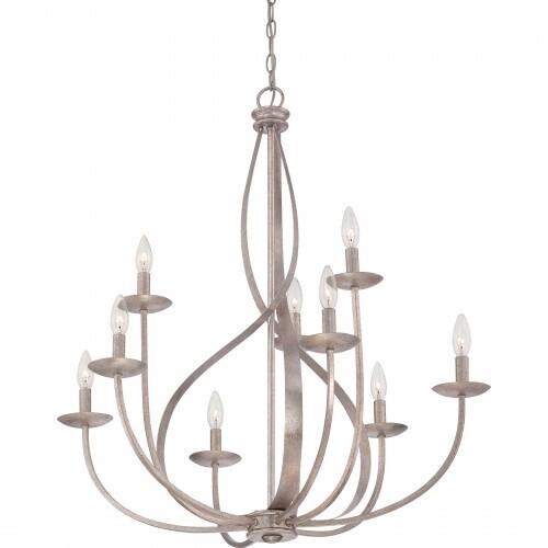 Quoizel SER5009IF Serenity Chandelier 9-light italian fresco Chandelier