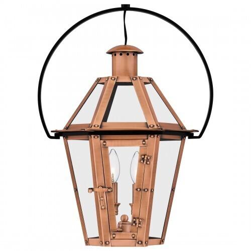 Quoizel BURD2816AC Burdett Pendant 2 lights aged copper Pendant