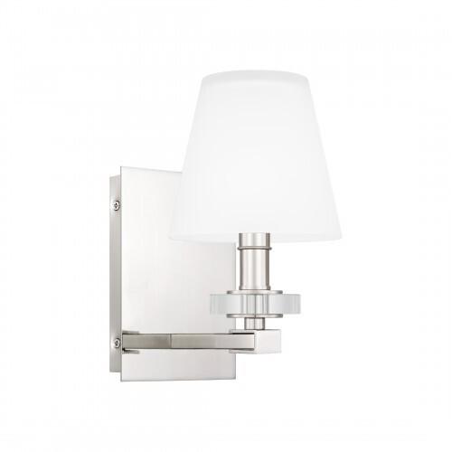 Quoizel KLS8605PK Kelsey Glen Wall 1 light polished nickel Wall Sconce