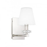 Quoizel KLS8605PK Kelsey Glen Wall 1 light polished nickel Wall Sconce