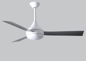 Matthews Fan DA-WH-BB Donaire wet location 3-Blade paddle fan constructed of 316 Marine Grade Stainless Steel