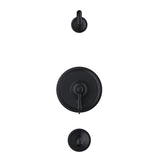 Gerber D502157LSBSTC Satin Black Opulence Tub & Shower Trim Kit, Without Showerhead