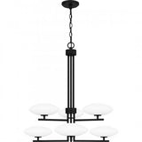 Quoizel QCH5577MBK Quoizel Chandelier Chandelier 6 lights matte black Chandelier