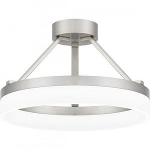 Quoizel PCOH1716BN Cohen Semi flush mount led light brushed nicke Semi-Flush Mount